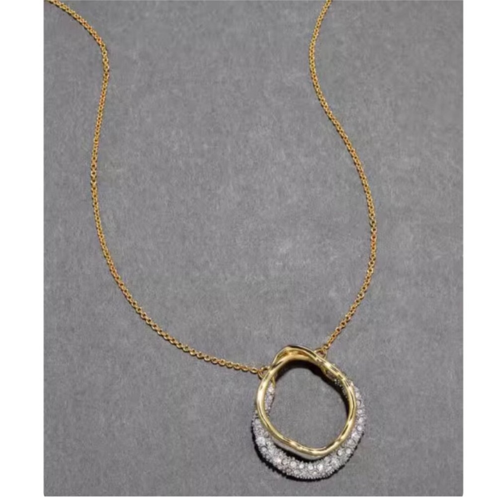 ALEXIS BITTAR • Solanales Gold Crystal Orbit Necklace